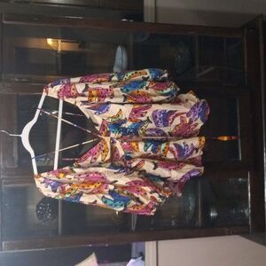 FARM RIO Banana bunch blouse top